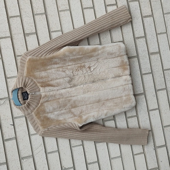 Tan Furry Jacket - Picture 3 of 9